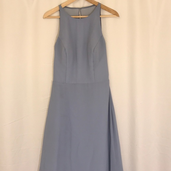 cornflower blue occasion dress